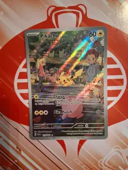 Pokemon Pikachu TCG 173/165 Scarlet & Violet 151 Illustration Rare Card NM - Image 1