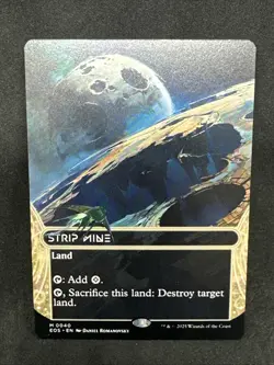 Mtg Edge Of Eternities Collector Booster Opened With Strip Mine - Image 1