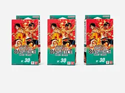 Bandai One Piece Card Game Starter Deck EX Luffy & Ace ST-30 EN (3 Decks) - Image 1