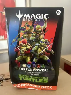 MTG - Teenage Mutant Ninja Turtles - Commander Deck -New & Sealed **Box Damage - Image 1