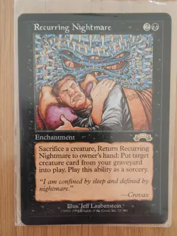 Recurring Nightmare ⭐ Anglais ⭐ [ Excellent ]⭐Carte Magic MTG ⭐Rare /EBPK - Image 1