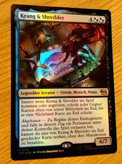 MtG Magic: # FOIL # Krang & Shredder, Teenage Mutant Ninja Turtles, DEUTSCH - Image 1