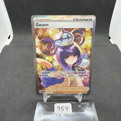 Pokemon TCG Gwynn 119/084 Pitch Black Spec Illust Rare SIR Full Art Holo 2026 EN - Image 1