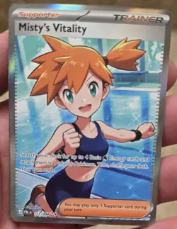 Misty’s Vitality Full Art - Pokemon Pitch Black 111/084 - Image 1