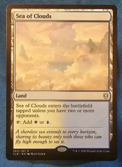 MTG Commander Legends: Baldur's Gate #360 Sea Of Clouds NM/M Rare, Land - Image 1