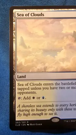 MTG Commander Legends: Baldur's Gate #360 Sea Of Clouds NM/M Rare, Land - Image 4