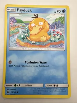 Psyduck 28/149 Common SM Base Set Pokemon Near Mint - Image 1