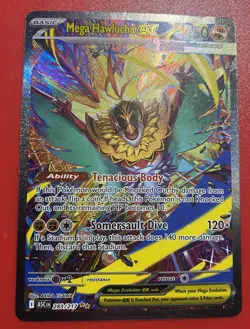 Pokemon Mega Hawlucha EX Ultra Rare Full Art Holo 283/217 Ascension 250 HP - Image 1