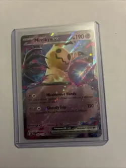 Pokemon TCG Journey Together Mimikyu ex 69/159 Holo NM - Image 1