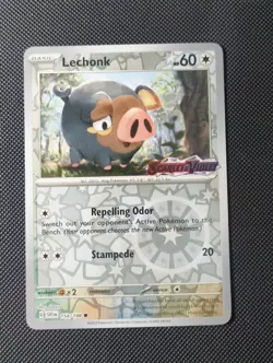 Pokemon - Lechonk 154/198 - Scarlet & Violet Exclusive Stamp - Promo - Image 1