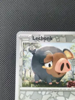 Pokemon - Lechonk 154/198 - Scarlet & Violet Exclusive Stamp - Promo - Image 2