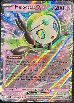 Pokemon Schwarze Blitze 044/086 Meloetta Ex Deutsch NM - Image 1