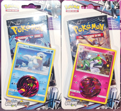 Pokemon Sun and Moon Ultra Prism Booster Checklane Blister Sealed Lot of 2 - Image 1