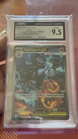 Pokemon Mega Charizard X EX Phantasmal Flames 125/094 SIR CGC 9.5 - Image 1