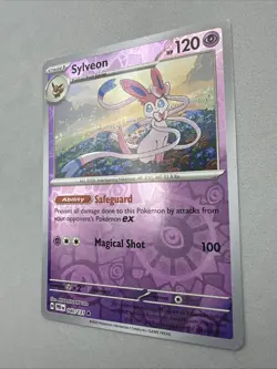 Pokemon TCG * SV Prismatic Evolutions * 040/131 Sylveon Rare REVERSE H FRESH PK - Image 2