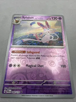 Pokemon TCG * SV Prismatic Evolutions * 040/131 Sylveon Rare REVERSE H FRESH PK - Image 3