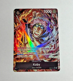 ONE PIECE KOBY EB04-044 Alt Parallel Foil English OP15 SR Alternate Art - Image 1