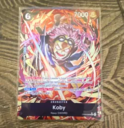 One Piece Koby EB04-044 - Alt Art - Holo - Secret Rare - Fresh Pull - Near Mint! - Image 1