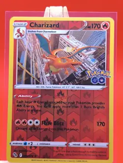 Charizard 010/078 Pokemon Go Reverse Holo Ultra Rare Pokemon Card * New * - Image 1