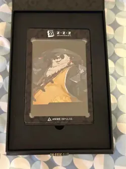 Zenless Zone Zero Pan Yinhu + Cui BLACK Metal Cards ZZZ Anime Impulse Exclusive - Image 1
