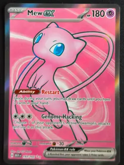 CARD POKEMON Mew EX Full Art 193/165 MEW EV3.5 Scarlet & Violet US MINT - Image 1