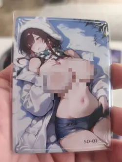 Liquid Fantasy CCG Anime Girl Waifu Karte In Top Zustand Anime Sexy Waifu Card - Image 1
