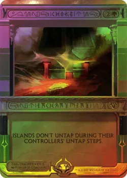 MTG NM+ FOIL Choke Amonkhet Invocations #050 Masterpiece Magic Card - Image 1