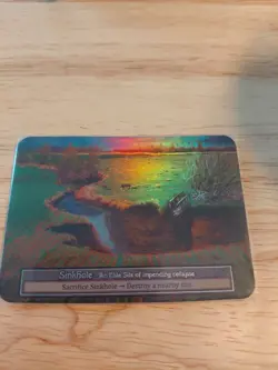 Sorcery Contested Realm Sinkhole Alpha Foil - Image 1