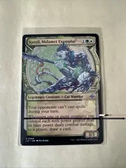 MTG Kutzil, Malamet Exemplar LCI 0304 U NM Regular Showcase - Image 1