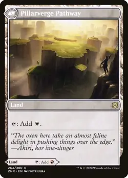 Needleverge Pathway // Pillarverge Pathway [Zendikar Rising] Foil Near Mint - Image 2