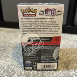 Pokemon TCG Stellar Crown Half Booster Box (18 Packs) New and Sealed - Image 2