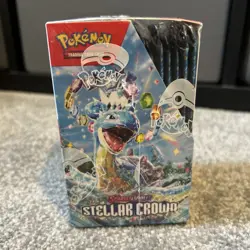 Pokemon TCG Stellar Crown Half Booster Box (18 Packs) New and Sealed - Image 3