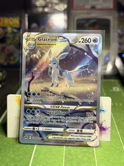 Glaceon VSTAR GG40/GG70 Crown Zenith Galarian Gallery Ultra Rare Pokemon Card NM - Image 1