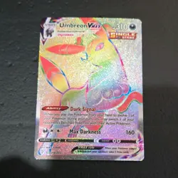 Pokemon Umbreon VMAX 214/203 Evolving Skies Full Art Holo Secret Rare EN 310 - Image 1