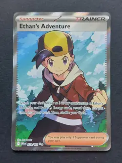 Ethan's Adventure 221/182 Destined Rivals Pokemon TCG NM - Image 1
