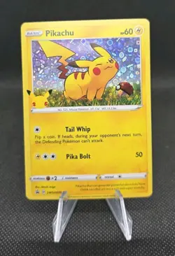 Pokemon TCG Pikachu SWSH039 Sword & Shield Black Star Promo Card - Image 1