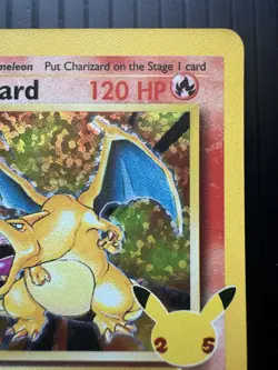Pokemon Celebrations Charizard Holo 25th Anniversary 4/102 (NM) - Image 3