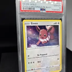 PSA 10 Eevee Holo BLACK STAR PROMO SWSH 127 GEM MINT Graded Pokemon Card LOW POP - Image 3