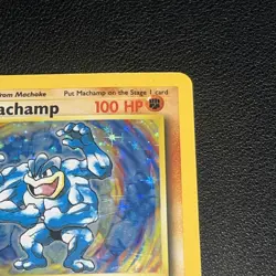 Machamp Pokemon TCG Base Set - 8/102 1st Edition Holo Rare - very good 👀🔥 - Image 5