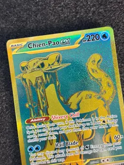 POKEMON TCG CHIEN-PAO EX 242/091 FULL ART NEAR MINT PALDEAN FATES - Image 3