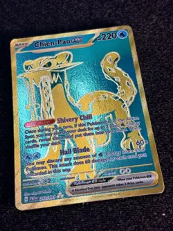 POKEMON TCG CHIEN-PAO EX 242/091 FULL ART NEAR MINT PALDEAN FATES - Image 4