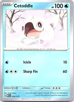 Cetoddle McDonald's Collection 2023 004/015 Promo Pokemon Near Mint Pokemon Card - Image 1