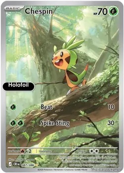 NM Chespin 087/086 Illustration Rare EN - Image 1