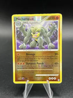 Machamp 31/130 Diamond And Pearl Reverse Holo Rare Pokemon Card HP OG1 - Image 1