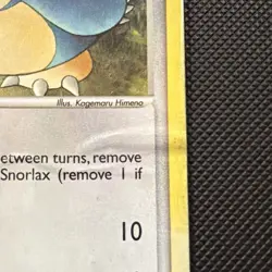 Pokemon Snorlax 15/112 FireRed & LeafGreen Holo Rare Damaged Vintage - Image 3