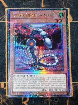 YUGIOH Cyber Dragon Core (RA04-EN013) Quarter Century Secret Rare 1st Ed NM - Image 1