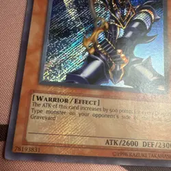 YUGIOH! Buster Blader BPT-008 Secret Rare Foil Bleed ERROR NM - Image 2