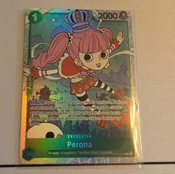 Bandai One Piece Card Game Perona 2000 Power OP12-034 OP-12 Foil SR Eng - Image 1