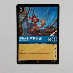 Hiram Flaversham 159/204 Disney Lorcana Azurite Sea Regular Rare Card NM - Image 1