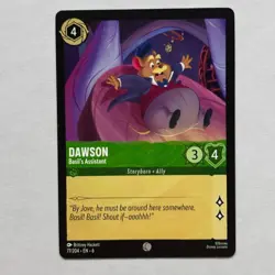 Dawson 77/204 Disney Lorcana Azurite Sea Regular Common Card NM - Image 1